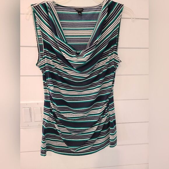Ann Taylor sleeveless cowl neck top - Picture 1 of 5